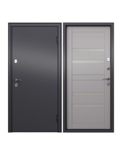 Дверь входная Torex Flat S для квартиры металлическая 860х2050 правый серый белый Torex стальные двери
