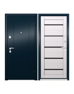 Дверь входная Torex Flat S для квартиры металлическая 950х2050 правый синий белый Torex стальные двери