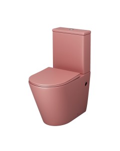Унитаз напольный Color розовый матовый безободковый GR 4480PIMS Grossman