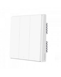 Умный выключатель Aqara Smart Wall Switch D1 Тройной с нулевой линии White Xiaomi
