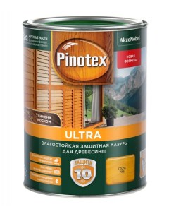 Пропитка для защиты древесины Ultra Калужница 1л Pinotex