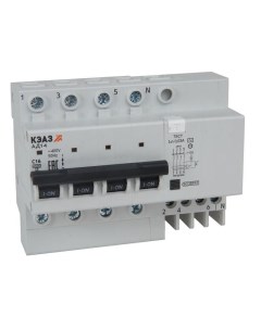 Выключатель автоматический АД14 42C25 АC УХЛ4 дифференциального тока с защитой от сверхток Кэаз