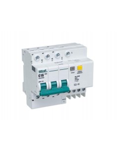 Выключатель автоматический дифференциального тока 4п 3P N C 16А 30мА тип AC ДИФ 101 со в Dekraft