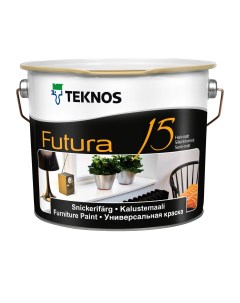 Краска полуматовая бесцветная Futura 15 РМ3 2 7 л Teknos