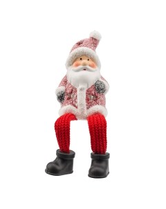 Керамическая фигурка Дед Мороз с подвесными ножками 6 3х5 4х10 4 см Neon-night
