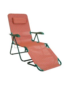Кресло шезлонг Таити с447 красный Ольса