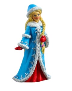 Новогодняя фигурка Снегурочка в красных варежках 141063 1 шт Хорошие сувениры