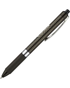 Ручка гелевая автоматическая OhGel 035мм черный резиновая манжетка 12шт K497А Pentel