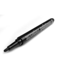 Маркер пигментный Paintman 0 7мм цвет черный Sketchmarker