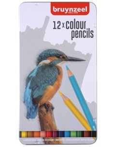 Набор цветных карандашей Птицы BS 60312901 12 цв в металлической коробке Bruynzeel