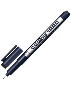 Ручка капиллярная DRAWLINER 1880 черная толщина письма 0 1 мм E 1880 0 11 3 шт Edding