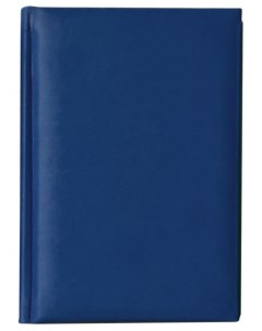 Ежедневник недатированный Classic Matte A5 136 л твердая обложка синий в линейку Lite