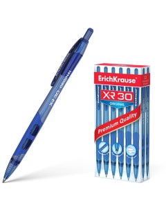 Ручка шариковая автоматическая Erich Krause XR 30 035мм синий цвет чернил 12шт 17721 Erich krause