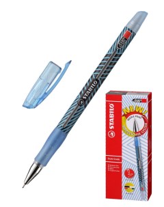 Ручка шариковая 0 38мм Exam Grade Needle 587 1 41 синяя 10шт Stabilo