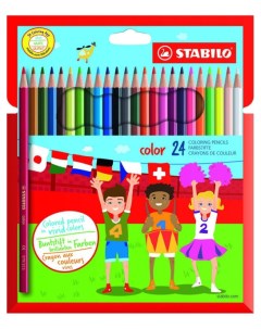 Цветные карандаши Color 24 цвета Stabilo