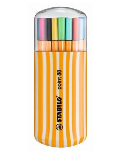 Капиллярная ручка линер для скетчинга 0 4мм Point 88 20 цветов Stabilo
