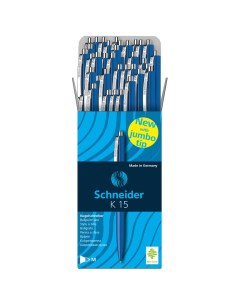 Набор ручек шариковых K15 3083 синие 1 мм 50 шт Schneider