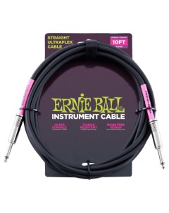 Кабель инструментальный 6048 3м черный Ernie ball