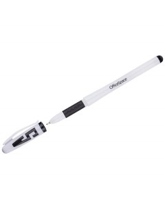Ручка гелевая 201276 черная 0 6 мм 12 штук Officespace