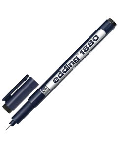 Ручка капиллярная линер DRAWLINER 1880 черная E 1880 0 051 3 шт Edding