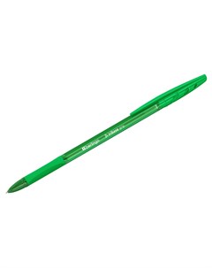 Ручка шариковая Tribase grip зеленая 1 0мм грип 50шт Berlingo