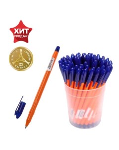 Ручка шариковая VeGa Orange узел 0 7 мм стержень 152 мм чернила синие на маслян Стамм