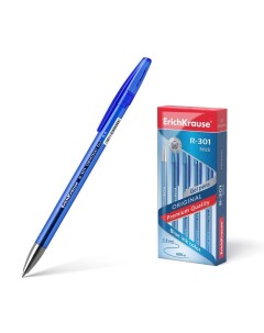 Ручка гелевая R 301 Original Gel узел 0 5 мм чернила синие длина линии письма 600 метро Erich krause
