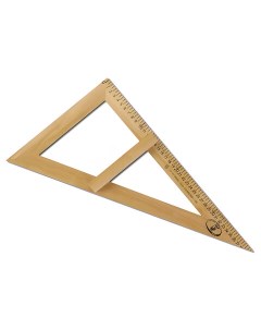Треугольник для классной доски деревянный 60х30х40 см прямоугольный С364 2 шт Можга