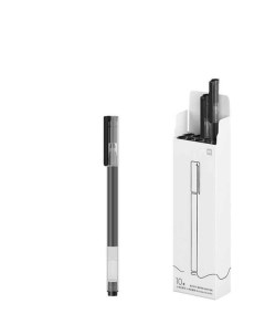 Ручка Mi High capacity Gel Pen BHR4603GL гелевая набор 10 шт черная Xiaomi