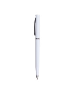 Ручка шариковая поворотная 0 5 мм под логотип стержень синий белый корпус 12 шт Calligrata