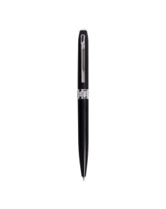 Ручка шариковая автоматическая корпус чёрный с серыми вставками 12 шт Calligrata