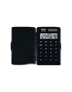 Калькулятор карманный UK 14K СU10A черный Uniel