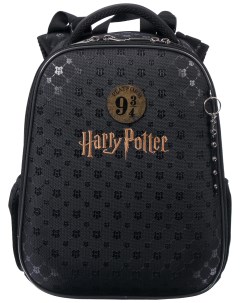 Рюкзак каркасный 37 х 29 х 17 для мальчика чёрный Гарри поттер