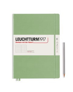Блокнот Leuchtturm Master Slim A4 в точку 61 лист пастельный зеленый твердая обложка Leuchtturm1917