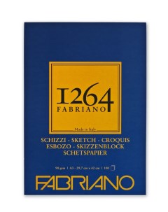 Альбом для графики 1264 SKETCH 90г м кв 29 7х42 100 листов Fabriano