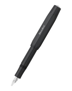 Перьевая ручка Calligraphy чёрная синие чернила 23 мм Kaweco