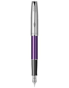 Перьевая ручка Sonnet Essentials Violet SB Steel CT перо F цвет чернил черный Parker