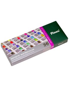 Акварельные краски P PWC2536 UP P 02 Максимальная палитра 2 36 цветов Pinax