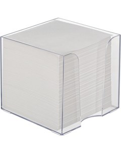Блок кубик для записей 90x90x90мм белый в боксе плотность 65 г кв м 18шт Attache