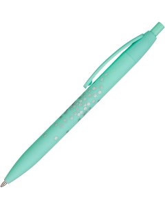 Ручка шариковая Romance 06мм синий цвет чернил масляная основа корпус зеленый 12шт Attache