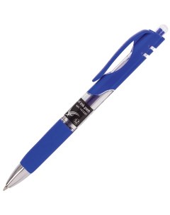 Ручка гелевая автоматическая Black Jack 05мм синий корпус трехгранный 12шт 141551 Brauberg