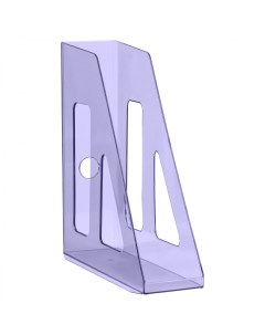 Лоток для бумаг вертикальный Актив 70мм тонированный фиолетовый ЛТВ 31101 6шт Стамм