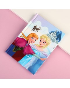 Блокнот А6 40 листов в твёрдой обложке Холодное сердце Disney