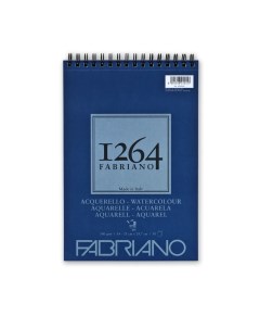 Альбом для акварели 1264 WATERCOLOUR 300г м кв 21х29 7 30 листов спираль Fabriano
