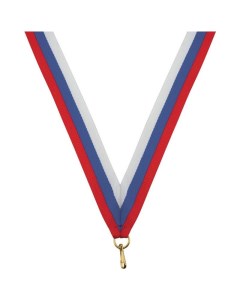 Лента для медалей 24 мм цвет триколор LN5b 1096608 Nobrand