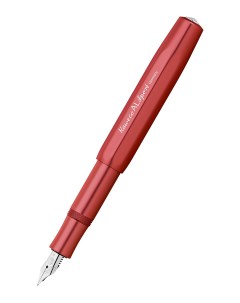 Перьевая ручка AL Sport F 07 мм красная Kaweco