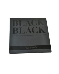Альбом склейка для набросков BlackBlack 20х20 см 20 л 300 г Fabriano