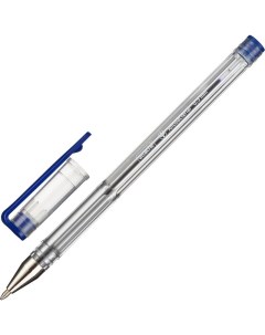 Ручка шариковая Antibacterial А02 05мм синий цвет чернил корпус прозрачный 24шт Attache