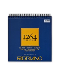 Альбом для графики 1264 SKETCH 90г м кв 30х30 120 листов Fabriano