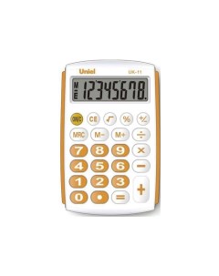 Калькулятор UK 11O оранжев Uniel